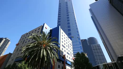 Australien-Melbourne-Eureka-Turm-Nach-Oben-Kippen