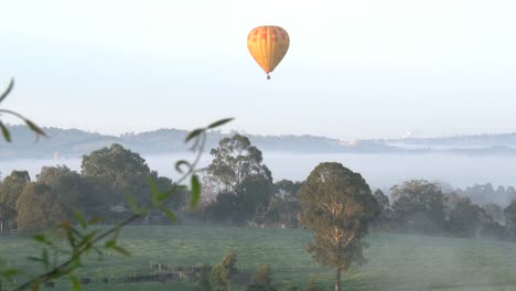 Australia-Yarra-Valley-Balloon-In-Morning-Zoom-In