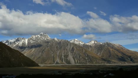 Neuseeland-Mtcook-Nationalpark-Zeitraffer