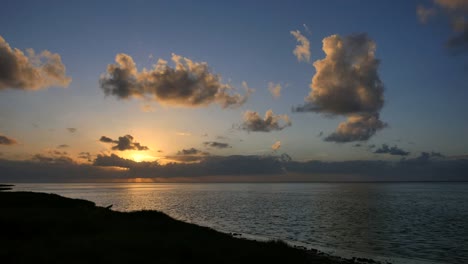 Aitutaki-Sunset-With-Clouds