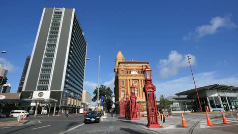 Edificios-Del-Puerto-De-Nueva-Zelanda-Auckland