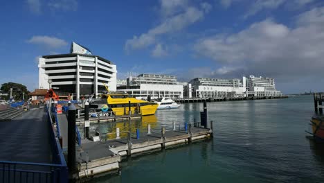 Neuseeland-Auckland-Hafenansicht