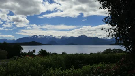 Nueva-Zelanda-Lago-Manapouri-Con-Pájaros-Pequeños