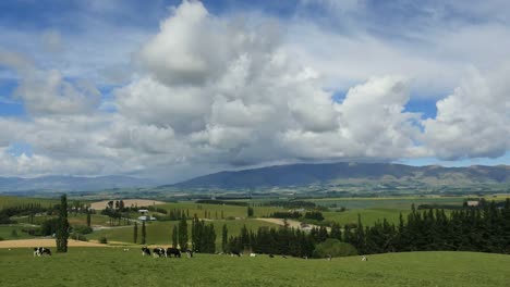 Neuseeland-Mackenzie-Landschaft-Landschaft-Mit-Wolken