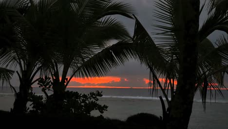 Rarotonga-Red-After-Sunset