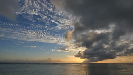Rarotonga-Sunset-Clouds-And-Lagoon