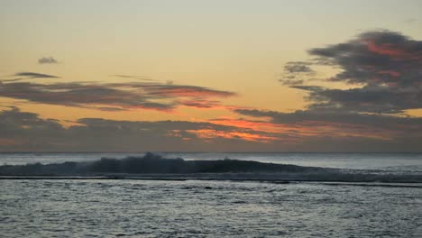 Rarotonga-Waves-And-Sunset