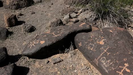 Arizona-Details-Von-Petroglyphen