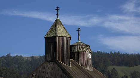 California-Fort-Ross-Church-Steeple-And-Vultures