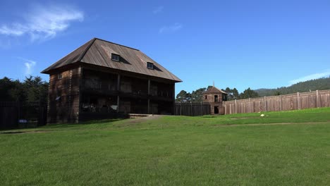 California-Fort-Ross-Stockade-And-The-Old-Magasin-Or-Warehouse