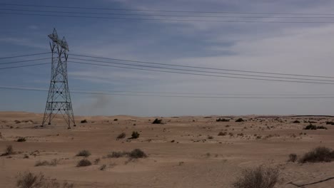 California-Power-Lines-And-Border-Fence