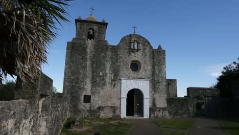 Texas-Goliad-Presidio-La-Bahia-Iglesia-Y-Franja-De-Palma-Acercar