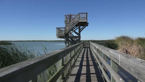 Texas-Port-Aransas-Promenade-Und-Vogelbeobachtungsturm