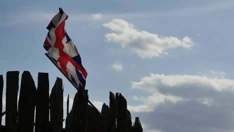 Virginia-Jamestown-British-Flag-In-Wind