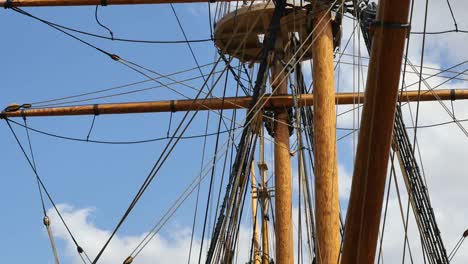 Virginia-Jamestown-Segelschiff-Detail-Sailing