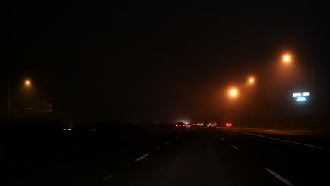 Oregon-Lights-On-Highway-At-Night
