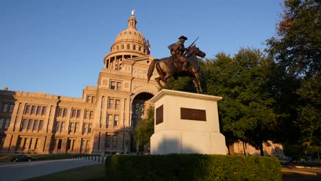 Texas-Austin-Capitol-And-Statue-Of-Texas-Ranger