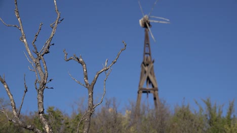 Texas-Big-Bend-Broken-Windmill-And-Trees-Sam-Nail-Ranch