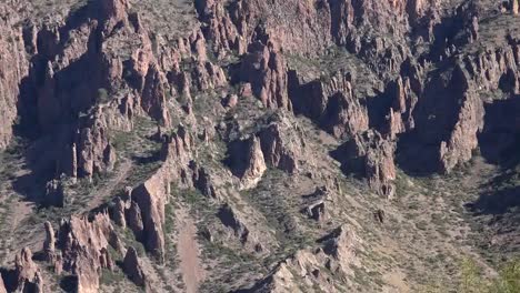 Texas-Big-Bend-Mountain-Zoom-Out-From-Stark-Rocks