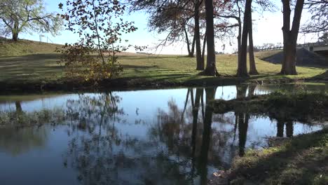 Texas-Hill-Country-Stream-With-Reflections