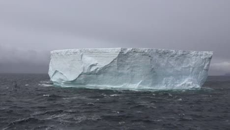 Antártida-Flotante-Iceberg-Tabular-Vista-Alejar