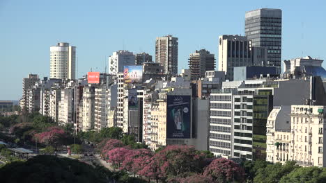 Argentina-Buenos-Aires-Downtown-Time-Lapse-Pan-And-Zoom