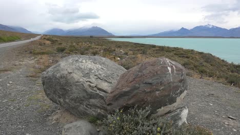 Argentina-Road-And-Boulders-By-Lake-Argentino