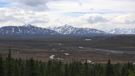 Alaska-Denali-Park-Blick-Auf-Das-Flusstal