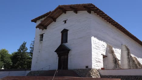 California-Fremont-Mission-San-Jose-Front-With-Buttresses