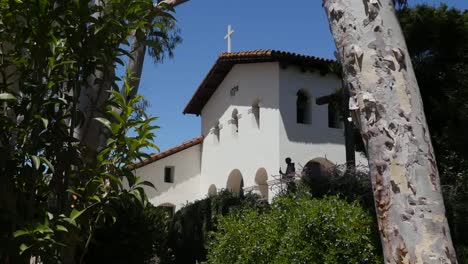 Kalifornien-San-Luis-Obispo-Mission-Serra-Statue-Vergrößern-Ser