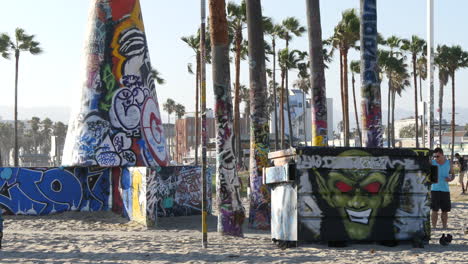 Los-Angeles-Venedig-Strandpark-Graffiti