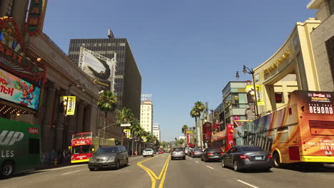 Los-Angeles-Conduciendo-En-Hollywood