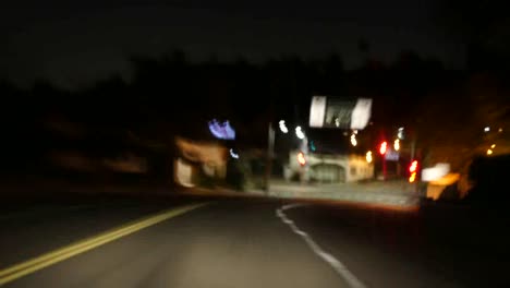 Los-Angeles-On-The-Road-At-Night-Time-Lapse