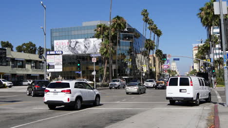 Los-Angeles-Traffic-On-Hollywood-Boulevard