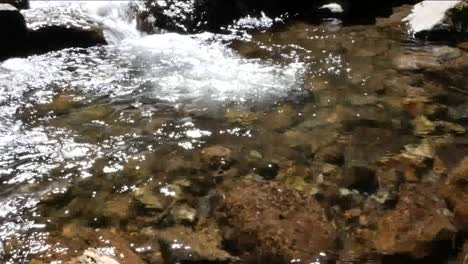 Oregon-Water-Falls-Into-Placid-Pool-Zoom-Out