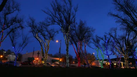 Arizona-Prescott-Luces-De-Navidad-Y-árboles
