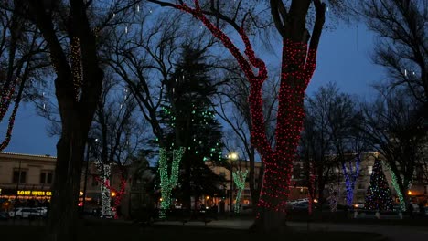 Arizona-Prescott-Weihnachtslichter-Auf-Bäumen-Vergrößern