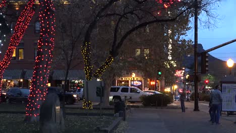 Arizona-Prescott-Bürgersteig-An-Der-Weihnachtspfanne-Links
