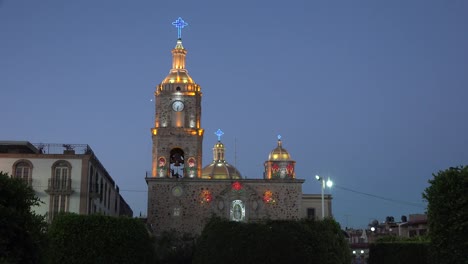 Mexico-Arandas-Man-Rings-Bell-With-View-Of-Church-Tower-With-Sound