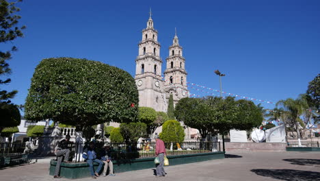 Mexico-Santa-Maria-Church-And-Plaza