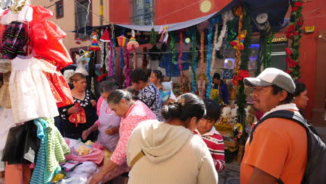 Mexico-San-Miguel-Looking-Down-On-People-In-Market