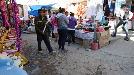 Mexiko-San-Miguel-Käufer-Im-Markt
