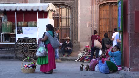 Mexico-San-Miguel-Vendor-In-Pink-Skirt