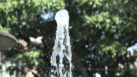 Mexico-Tlaquepaque-Water-From-Fountain-Slow-Motion