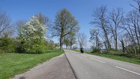 Francia-Alsacia-Autopistas-Motocicletas-Con-Sonido