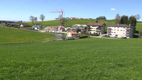 Schweiz-La-Gruyere-Wohnungsbau