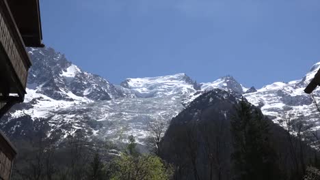 France-Les-Bossons-Zoomt-Auf-Den-Gletscher-Auf-Dem-Mont-Blanc