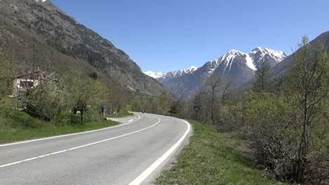 Italy-Motorcycle-On-Curved-Mountain-Highway-With-Sound