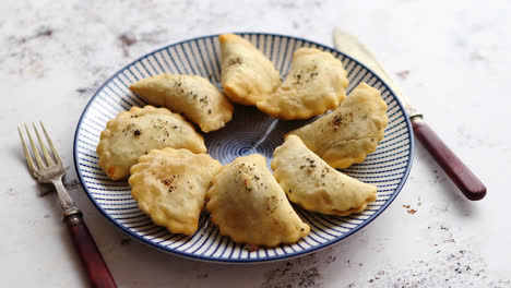 Hot-and-tasty-deep-fried-polish-dumplings-with-meat-filling