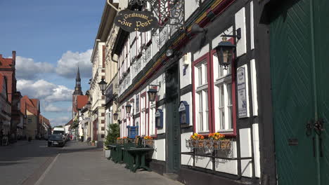 Germany-Tangermunde-traditional-buildings